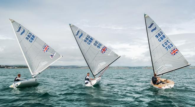 Training camp in Weymouth in August 2017 – U23 Finn World Championship ©  Ray New